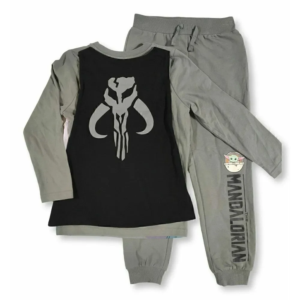 Star Wars Mandalorian Baby Yoda Outfit Cape Costume Shirt Small Size 5